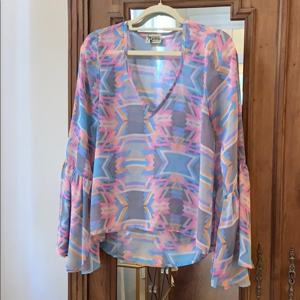 Show Me Your MuMu Sheer Blouse